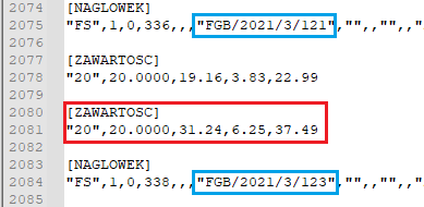 plik epp z brakującym nagłówkiem faktury